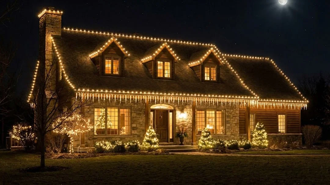 How to Decorate Your Roof with Christmas Lights (Safely & Stylishly)