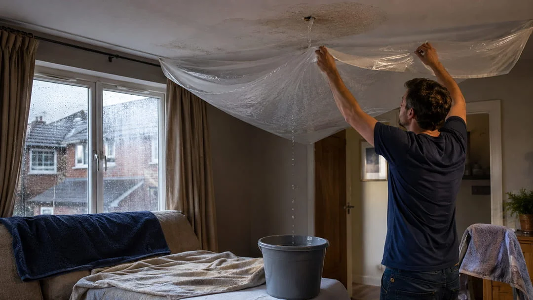 Temporary Fixes for a Leaking Roof: What Helps and What Makes It Worse