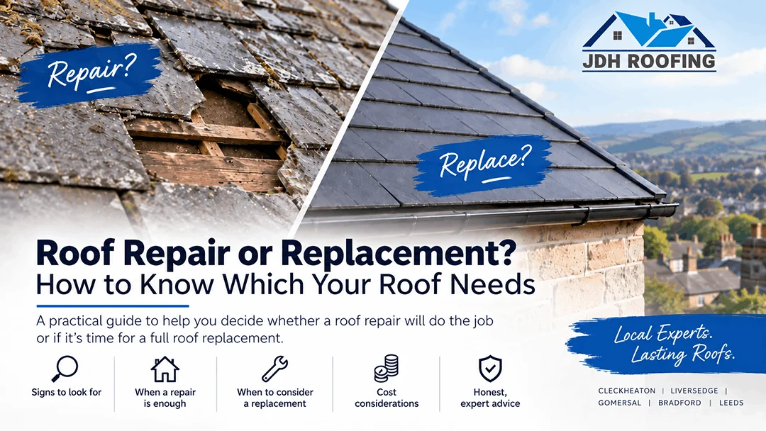 Roof Repair or Replacement? How to Know Which Your Roof Needs
